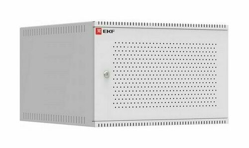 Шкаф телекоммуникационный настенный 6U (600х650) дверь перфорированная, Astra A серия EKF Basic