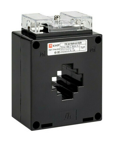 Трансформатор тока ТТЕ-30-150/5А класс точности 0,5S EKF PROxima