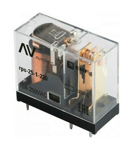 РП slim 25/1 10A 230В AC EKF AVERES