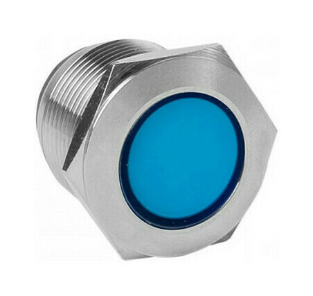 Лампа синяя сигнальная S-Pro67 19 мм 24В EKF PROxima