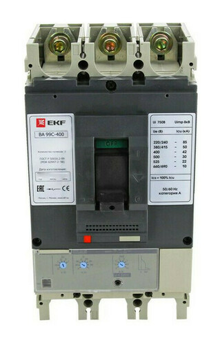 Выключатель автоматический ВА-99C (Compact NS) 400/200А 3P 45кА EKF PROxima