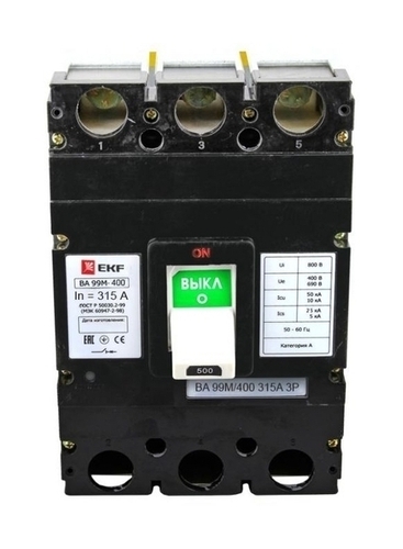 Выключатель автоматический ВА-99М 400/315А 3P 42кА EKF PROxima