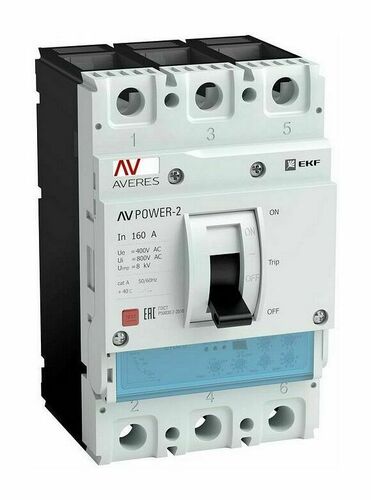 Автоматический выключатель AV POWER-3/3 630А 50kA ETU2.2