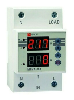 Реле напряжения и тока с дисплеем MRVA 32A EKF PROxima