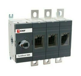Рубильник 400A 3P без рукоятки управления TwinBlock EKF PROxima
