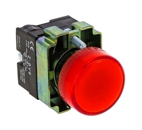 Лампа сигнальная BV64 красная EKF PROxima