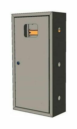 ЯУР с монтажной панелью и двумя DIN-рейками (600х300х150) EKF Basic