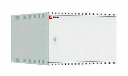Шкаф телекоммуникационный настенный 6U (600х650) дверь металл, Astra A серия EKF Basic