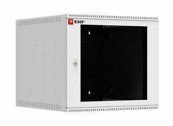 Шкаф телекоммуникационный настенный 9U (600х650) дверь стекло, Astra A серия EKF Basic