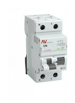 Дифференциальный автомат DVA-6 1P+N 25А (D) 300мА (AC) 6кА EKF AVERES