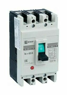 Выключатель автоматический ВА-99М 63/40А 3P 25кА EKF PROxima