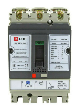 Выключатель автоматический ВА-99C (Compact NS) 100/ 12,5А 3P 36кА EKF PROxima