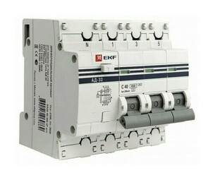 Дифференциальный автомат АД-32 3P+N 25А/10мА (тип А) EKF PROxima