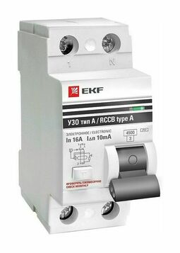 Устройство Защитного Отключения ВД-100 4P 63А/ 30мА (электр, тип А) EKF PROxima