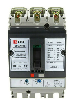 Выключатель автоматический ВА-99C (Compact NS) 250/160А 3P 45кА EKF PROxima