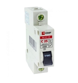 Автоматический выключатель 1P 40А (C) 4,5кА ВА 47-29 EKF Basic