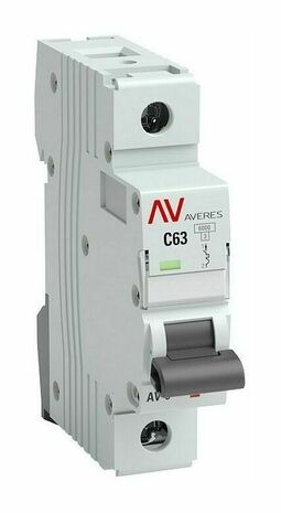 Выключатель автоматический AV-6 1P 16A (B) 6kA EKF AVERES
